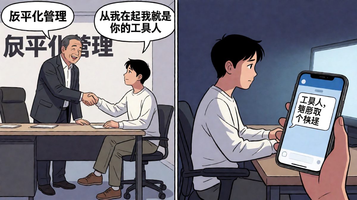 老板：以后我是你的工具人！员工感动落泪……第二天：工具人，帮我取个快递