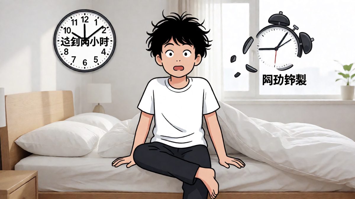 惊醒后发现自己已严重迟到