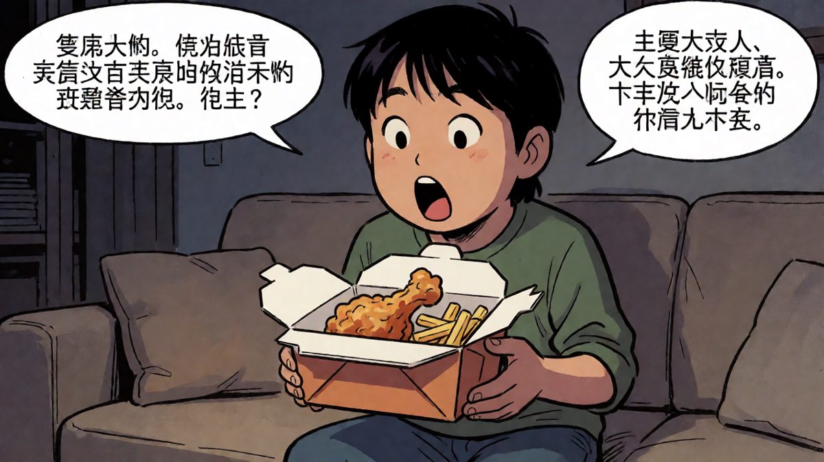 外卖打开那一刻，世界崩塌了。