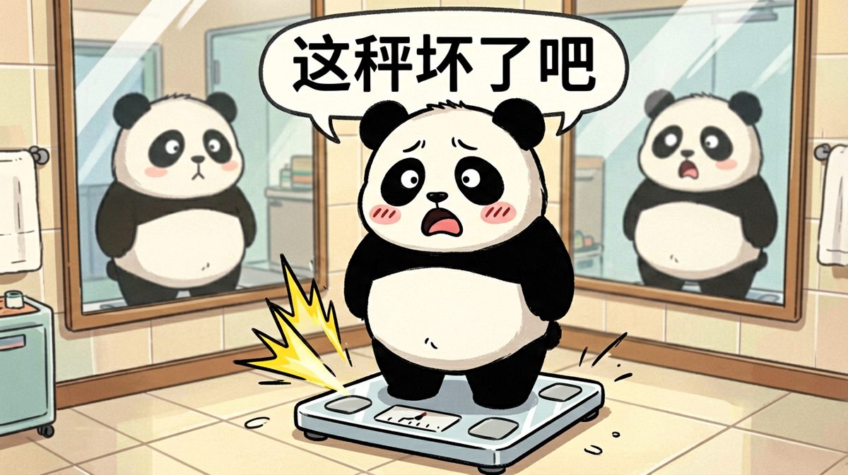 体重秤：你的脂肪已超标，请见谅