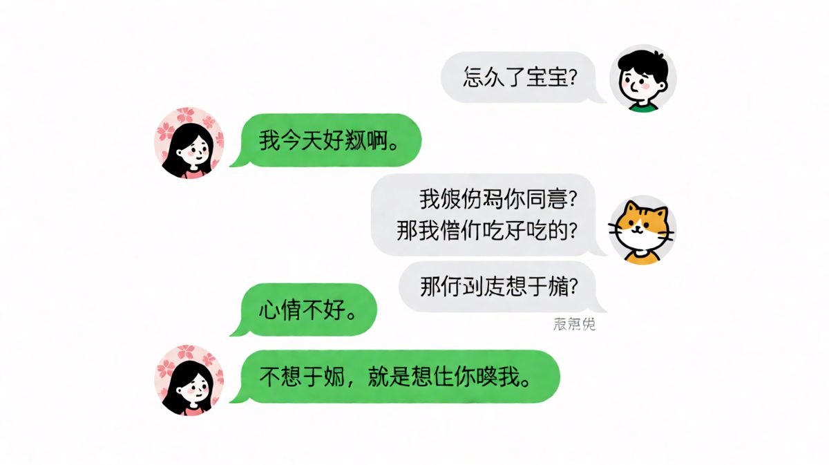 女朋友的烦躁有多难懂