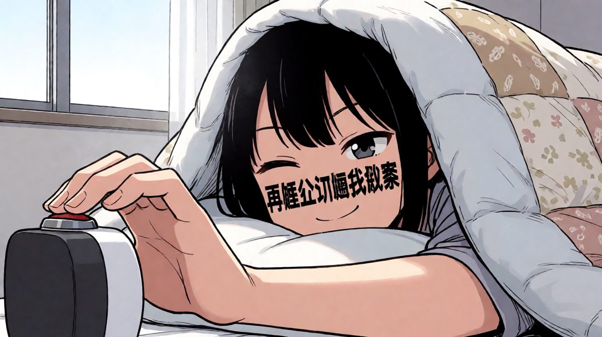 一记神龙摆尾，精准关闹钟