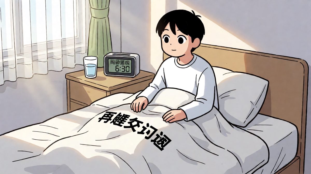 闹钟响了，但被子封印了我。