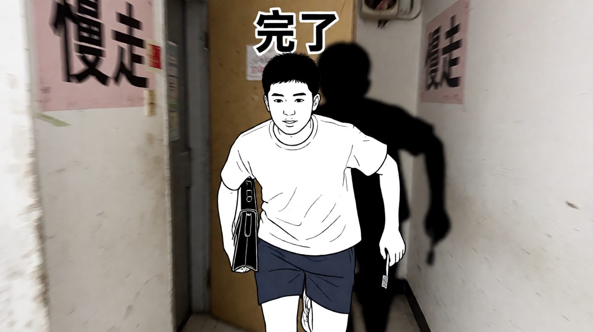 拼命出门狂奔