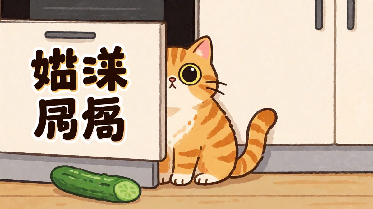 猫咪：这绿色虫子是来绑架我的吗？！