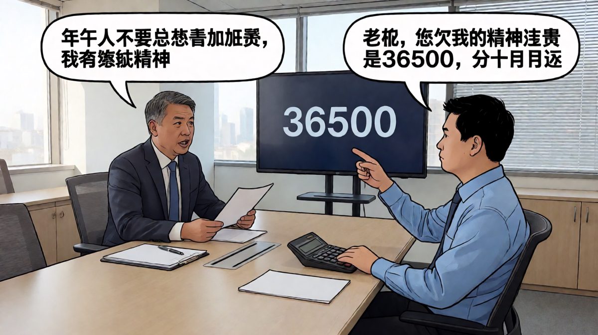 老板谈奉献，员工反手算账