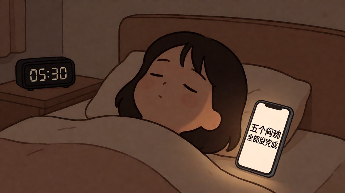 闹钟一响，梦还很长