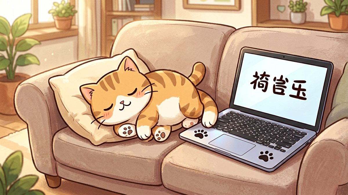 本喵今天也要加班，键盘就是席