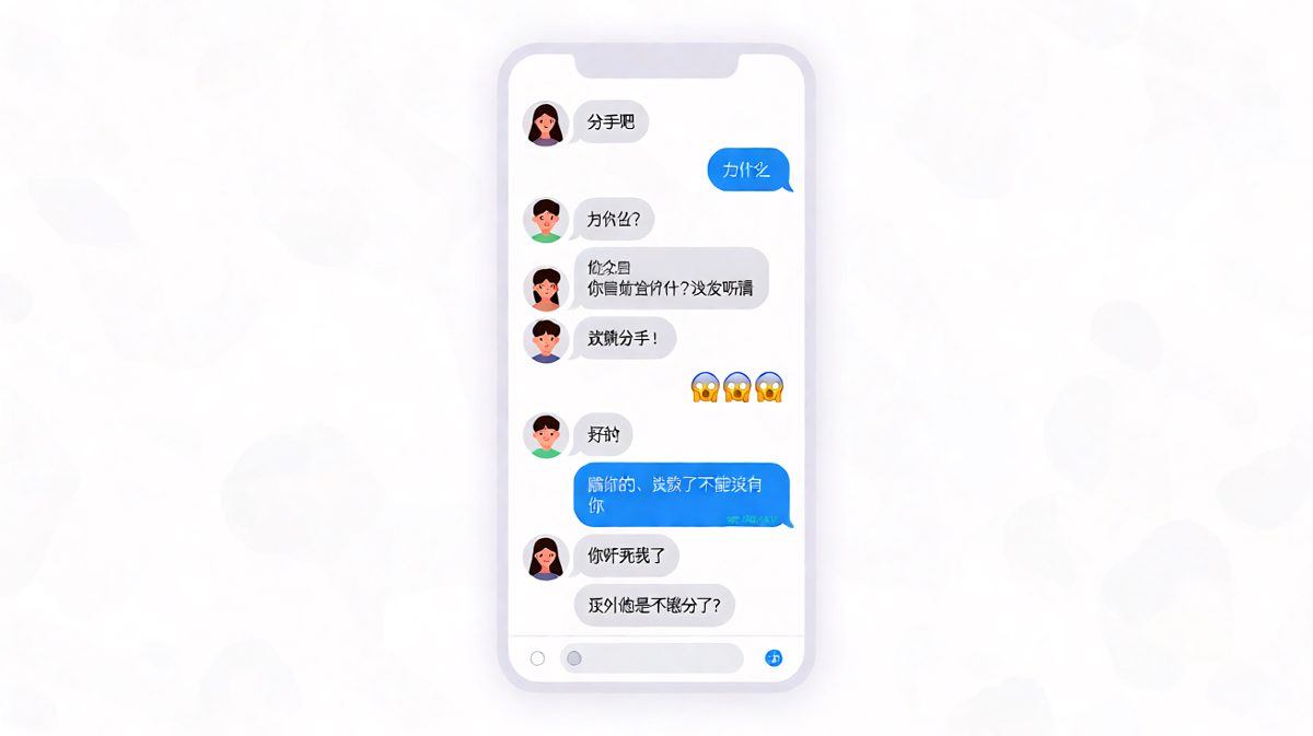 说分手的代价