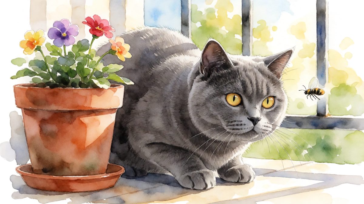 喵星人的狩猎时刻：这虫子，你逃不掉了！