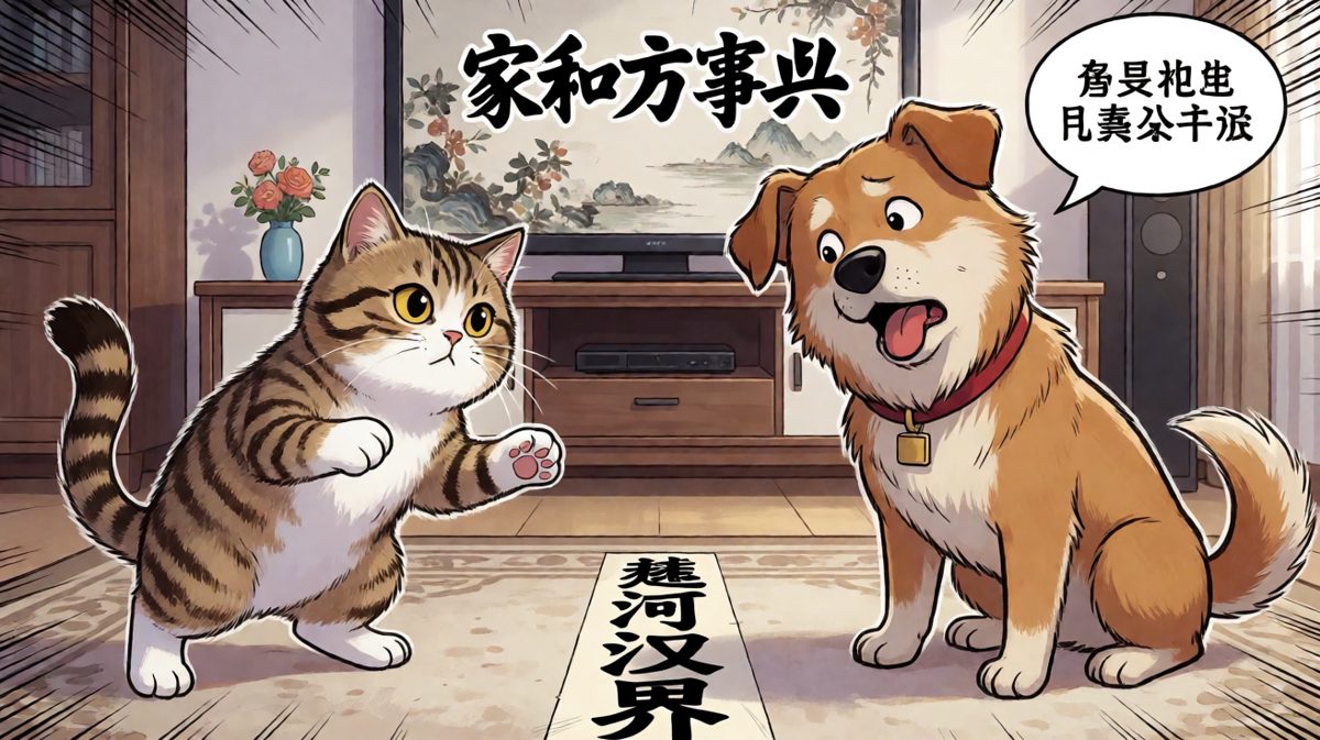 猫的尊严 vs 狗的智商，今日决战
