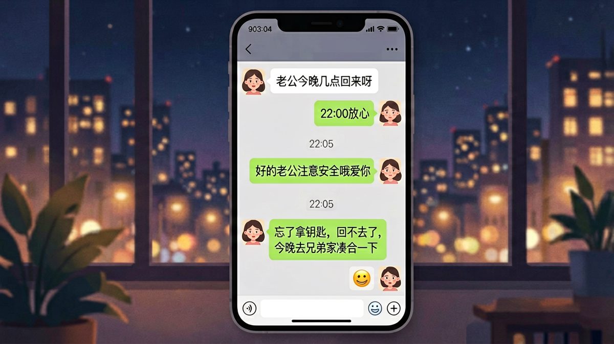 信誓旦旦说十点回，结果五分钟后就在兄弟家安营扎寨了