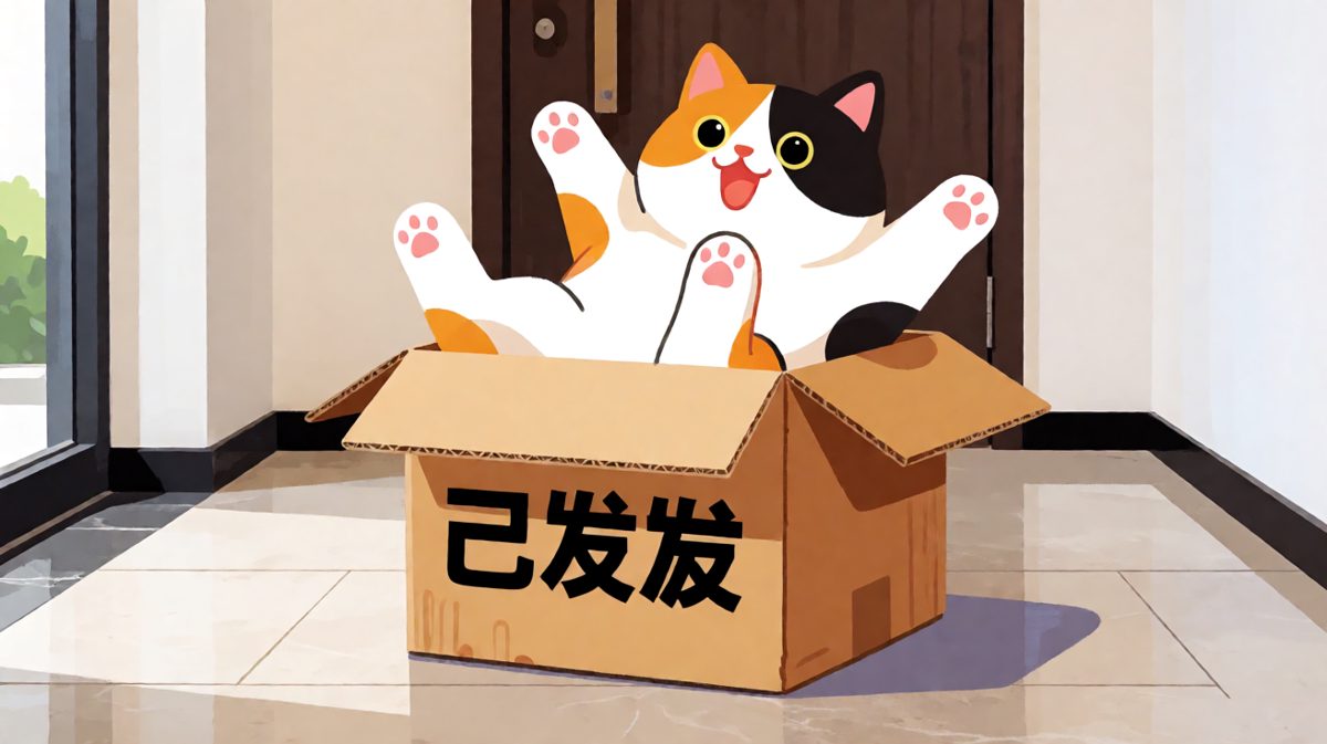 本喵已签收，请给我开个罐头