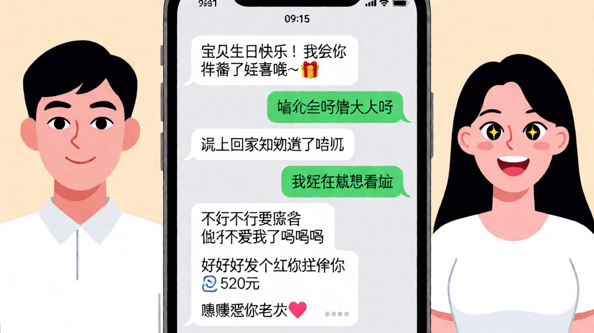 礼物期待落差：男生用红包拯救了生日惊喜的翻车现场。