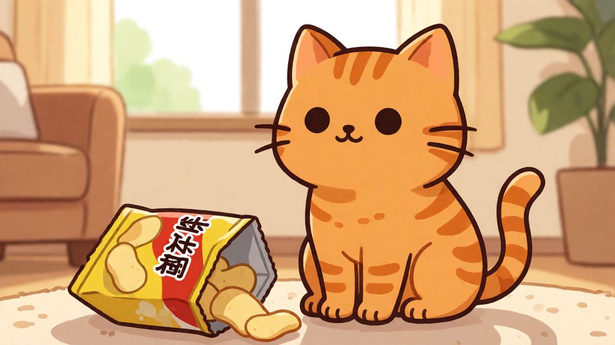 薯片袋：我只是想尝尝……结果就回不去了。