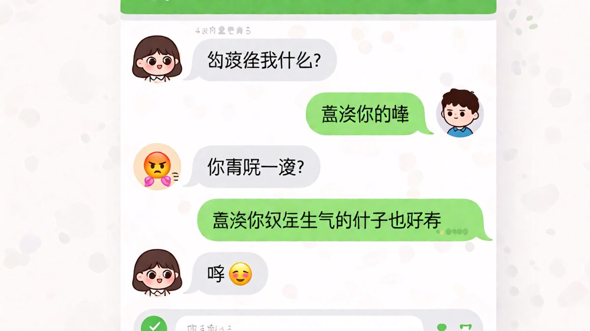 经典送命题被男生用神回复化解，笑中带甜的反转对话。