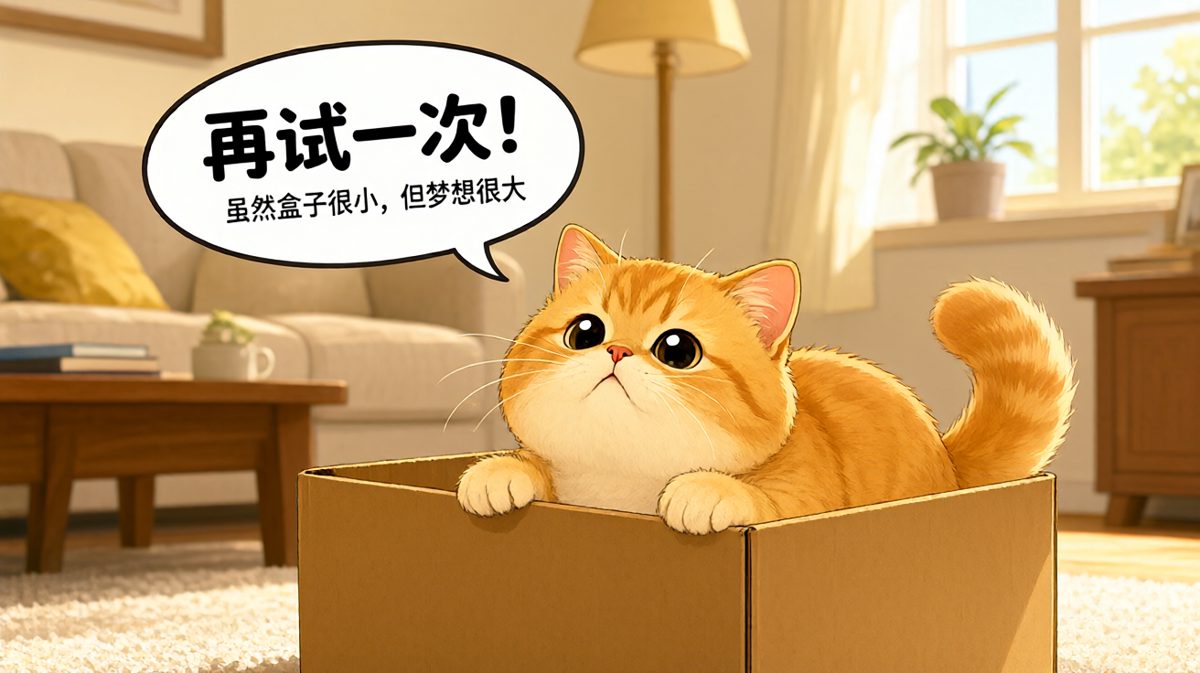 只要盒子够小，我就能被收起来——橘猫的执念