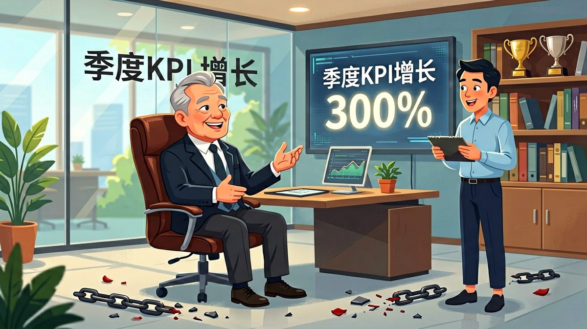 老板：公司今年利润翻了四倍！员工：恭喜老板！老板：所以你们的工资……也翻四倍吧，翻倍！员工：啊？