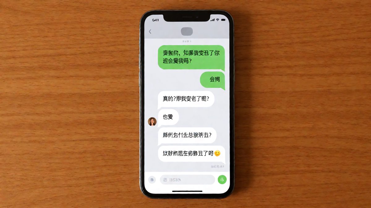 女生试探求安全感，男生三句话把天聊死。