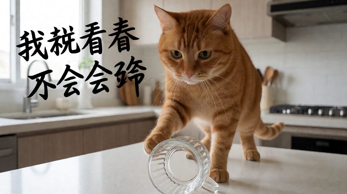 橘猫：我只是想验证一下重力定律。