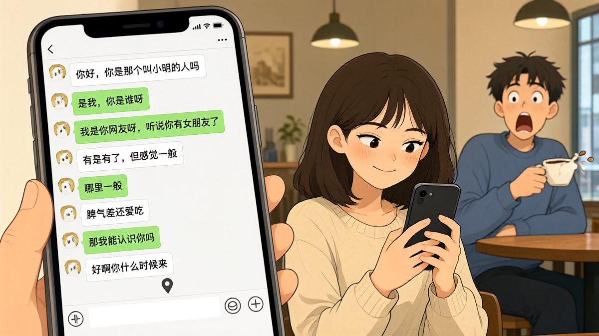 女生设局测试男友，截图甩过去当场社死