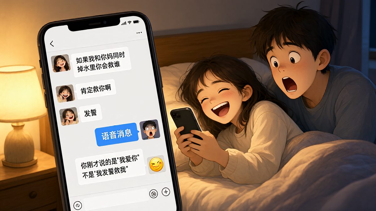 送命题变表白现场，情急之下说了意外答案