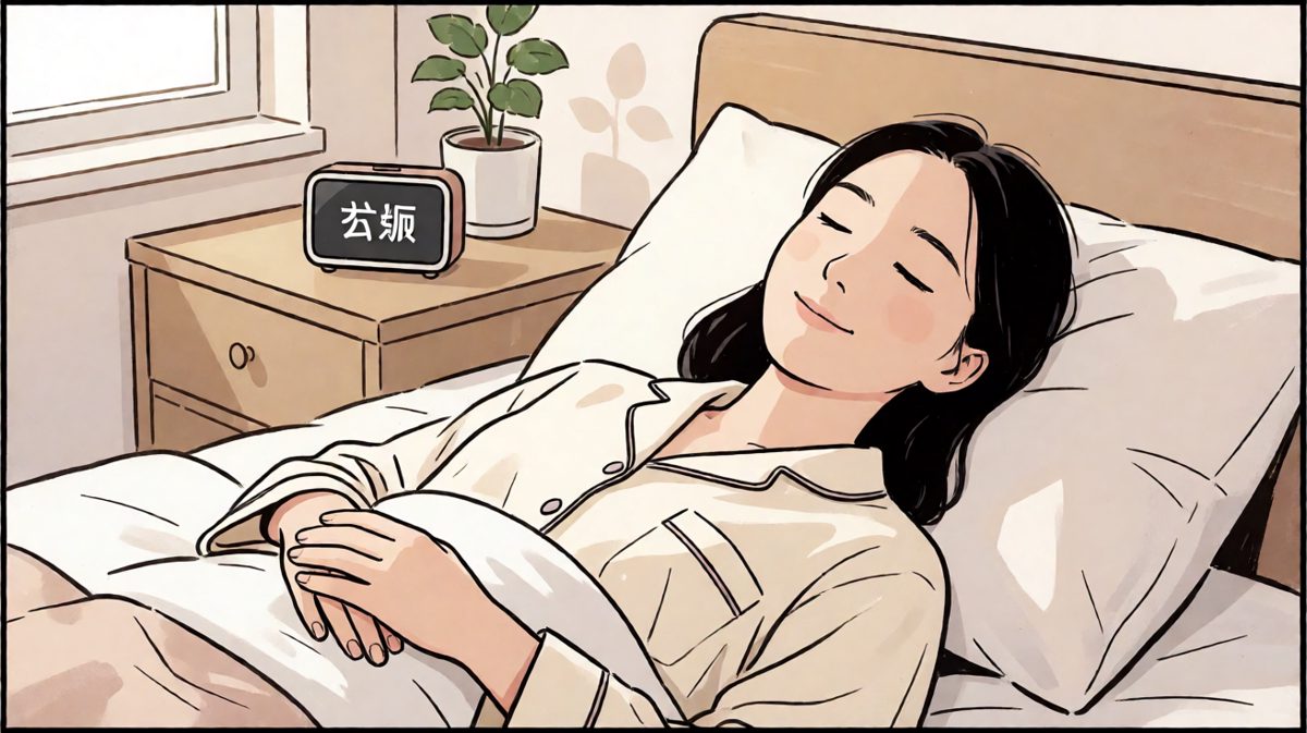 关了闹钟，继续美滋滋地睡