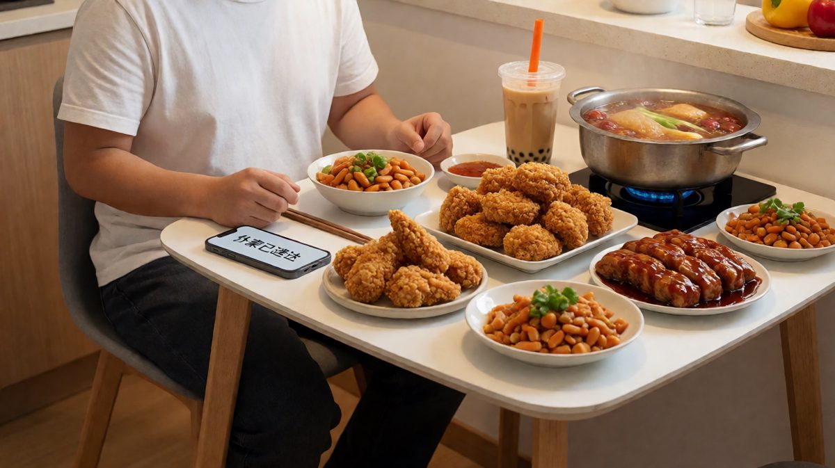 外卖一来，减肥什么的都忘了