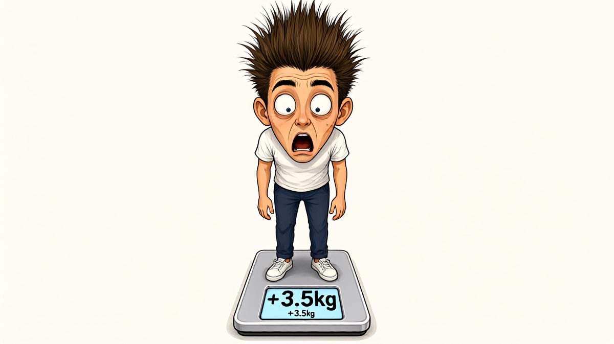 一上秤，现实给了他一记重锤