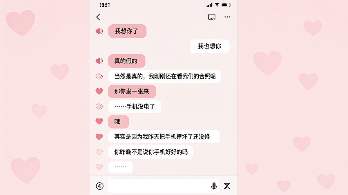 秀恩爱的代价，谎言被一秒拆穿