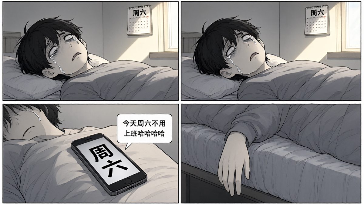 原来今天是周六……白起了。