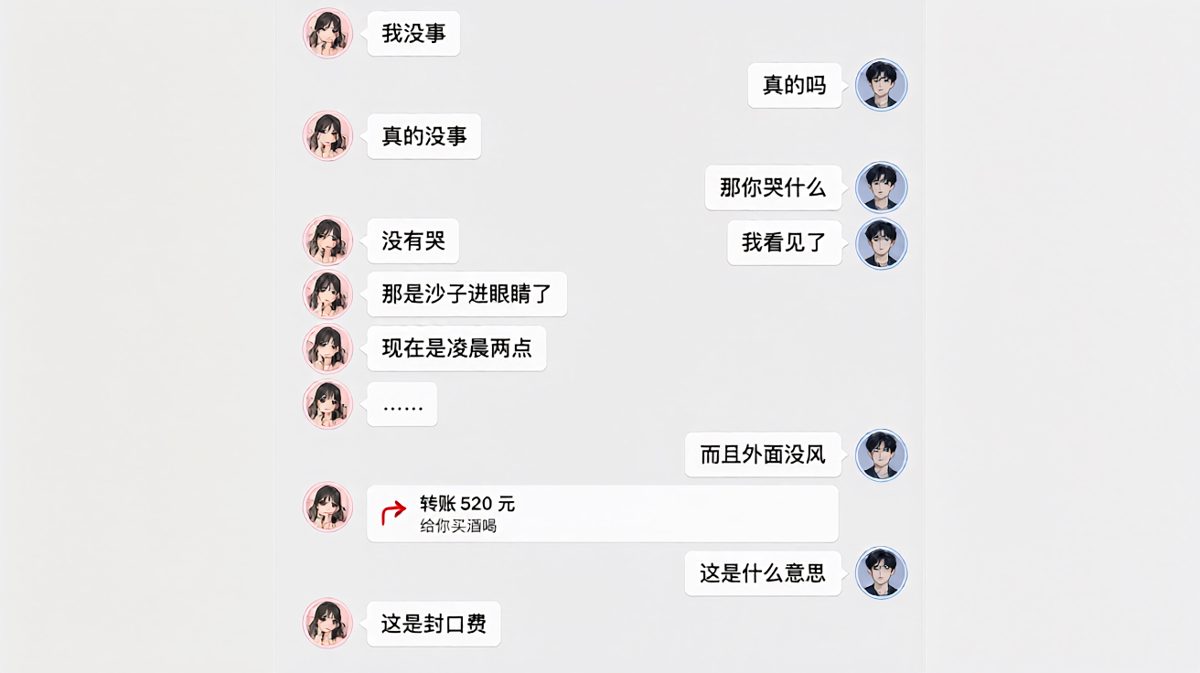 凌晨两点的'我没事'真相大白