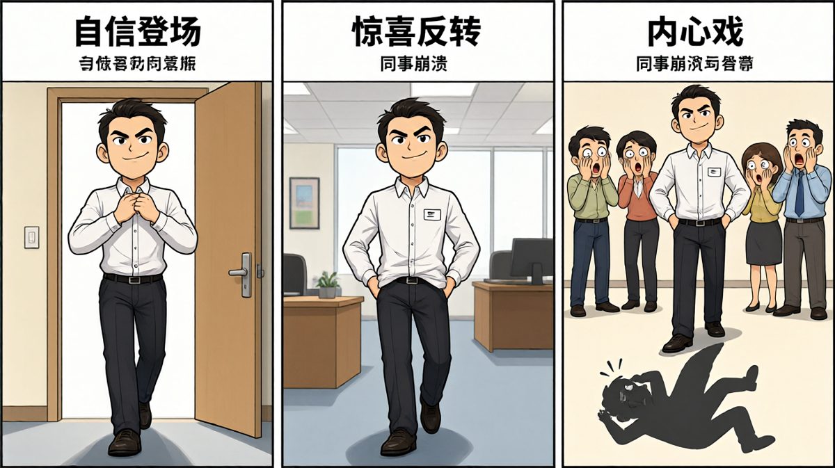 第二次出门，结果还是穿反了……社死现场。