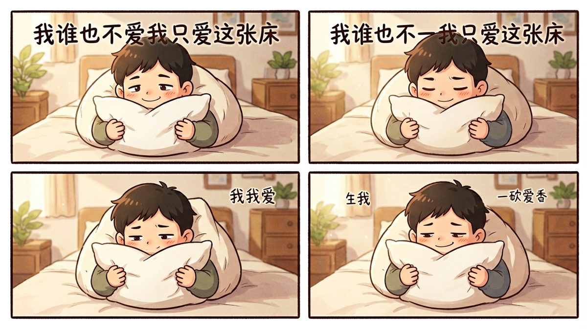 以百米冲刺的速度回笼觉