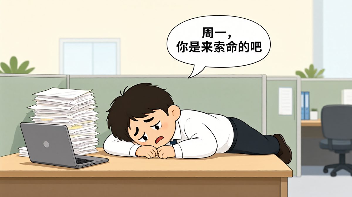 周一早上的灵魂出窍现场