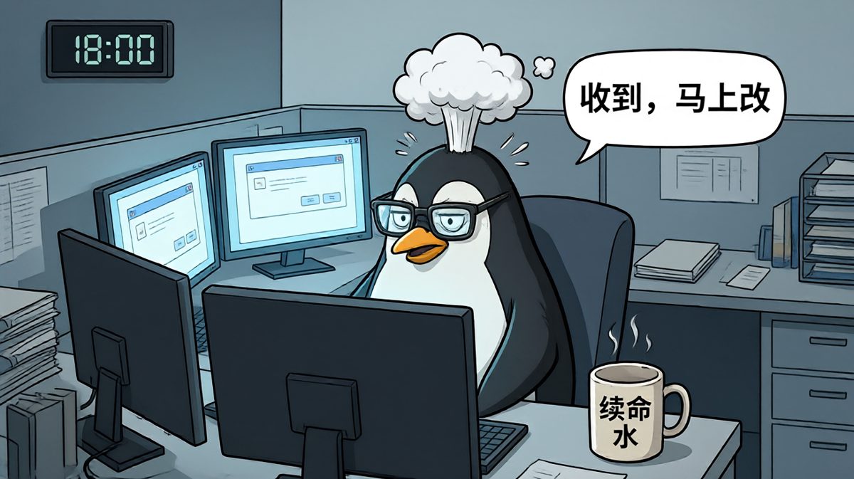 下班？不存在的