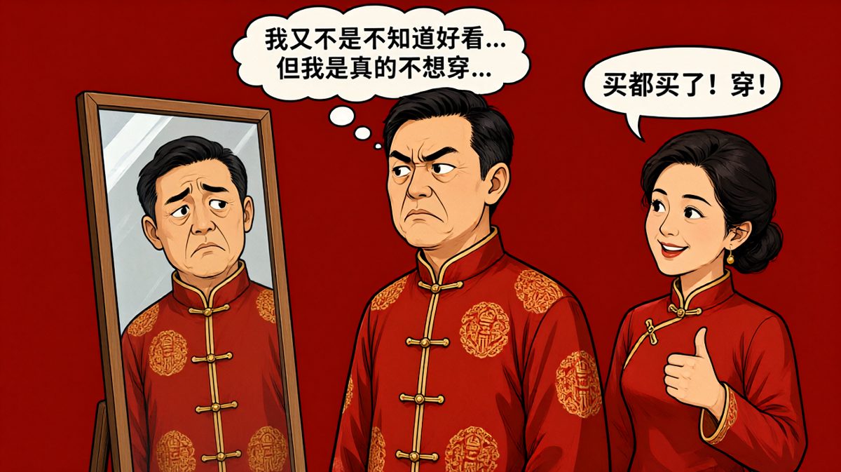 男人的新年战袍：嘴硬但身体很诚实
