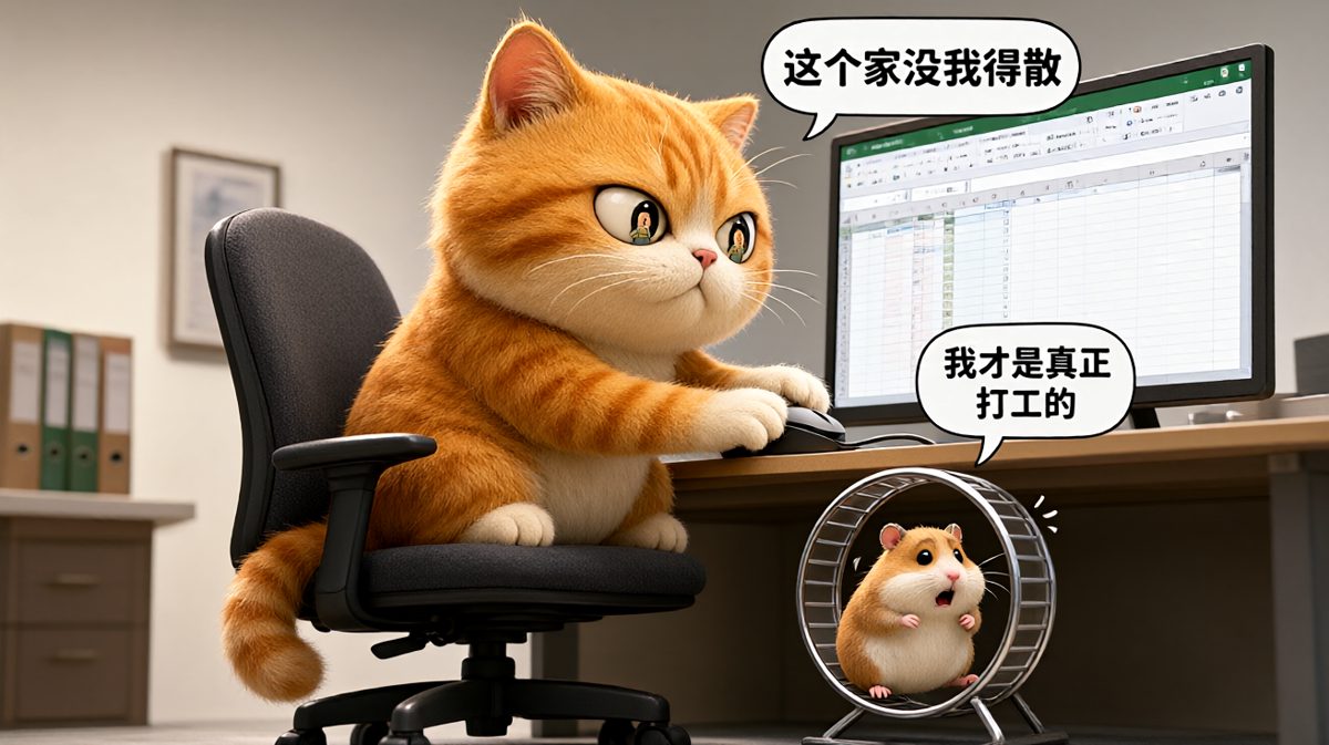 家里猫主子对你工作的评价