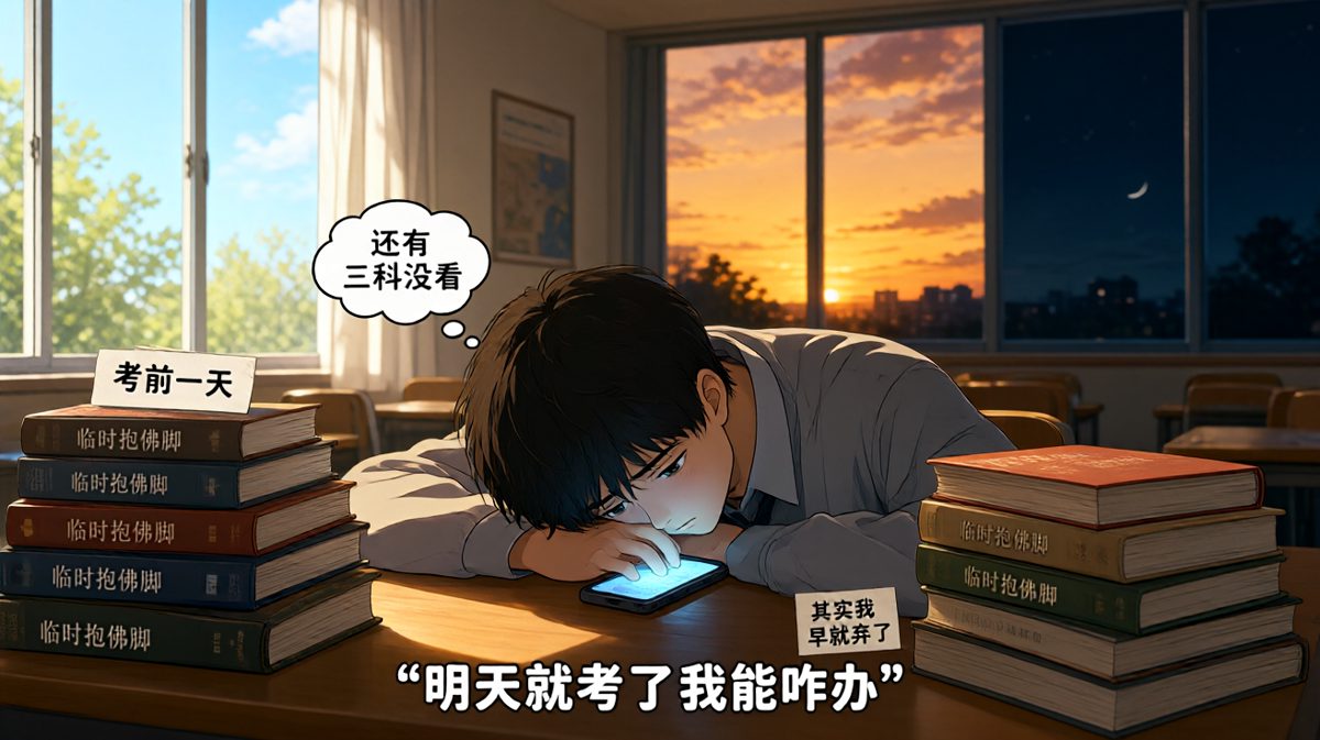 考前夜的真实精神状态记录