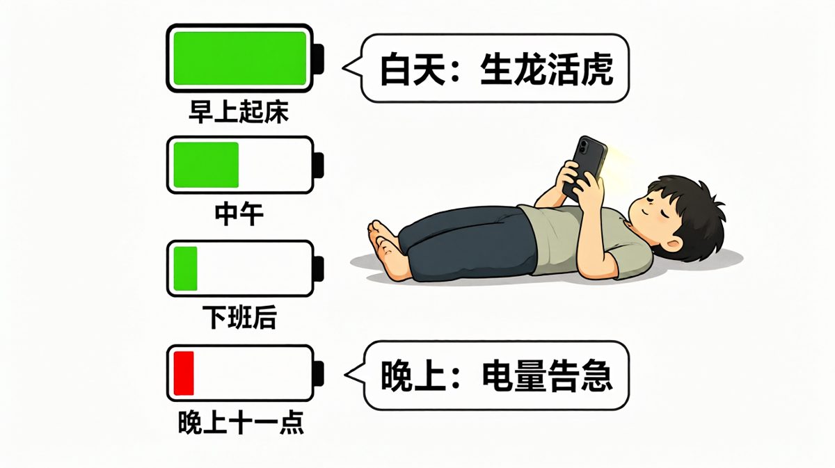 当代年轻人的真实续航能力