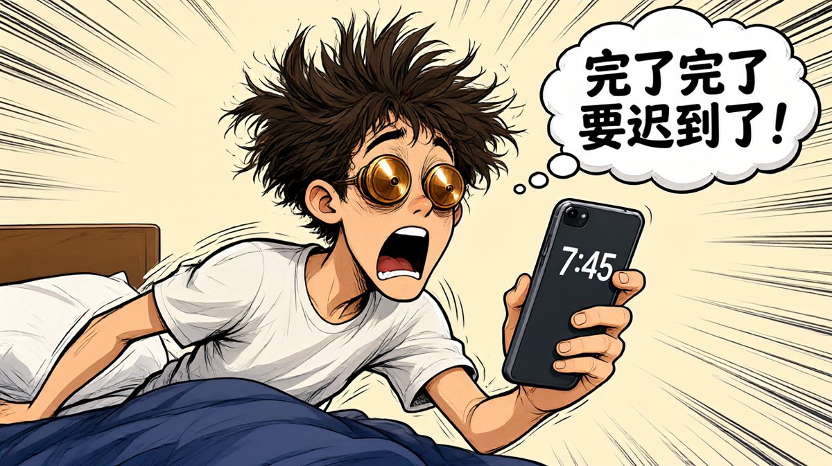 睁眼一看时间，魂飞魄散