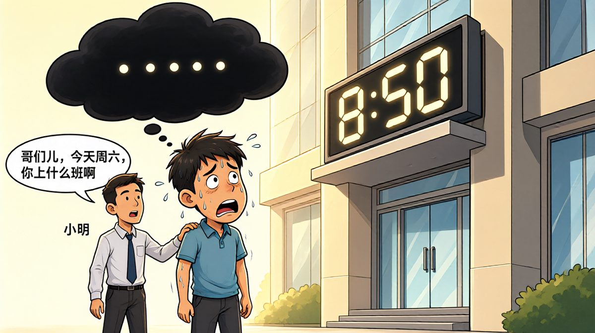 同事一句话说破，晴天霹雳