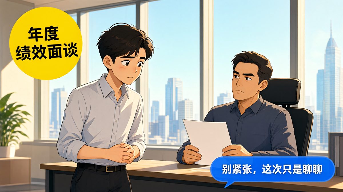 场景一：老板严肃说'公司困难时期，需要有人牺牲一下'，小李正准备表忠心，老板下一句是'所以这个月奖金发给你了'——发的是去年一年的