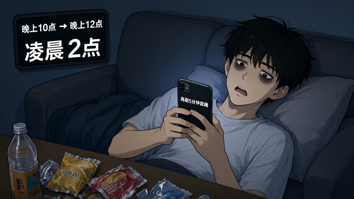 睡前刷手机的承诺，从来都没兑现过。