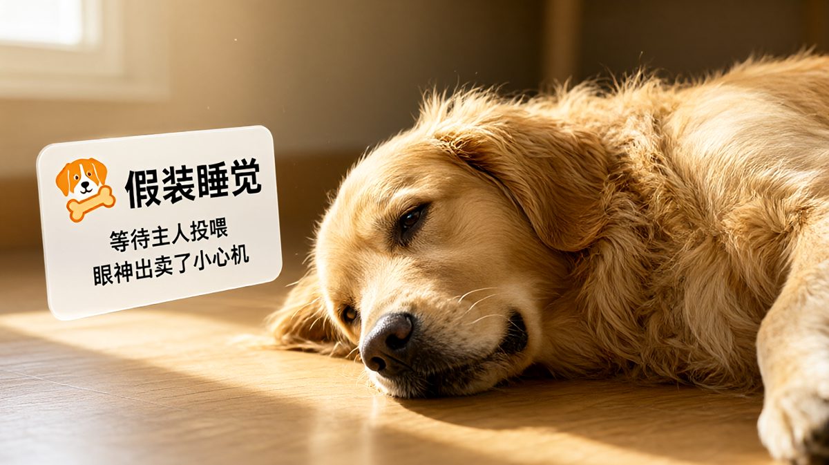 装睡的人叫不醒，但零食能