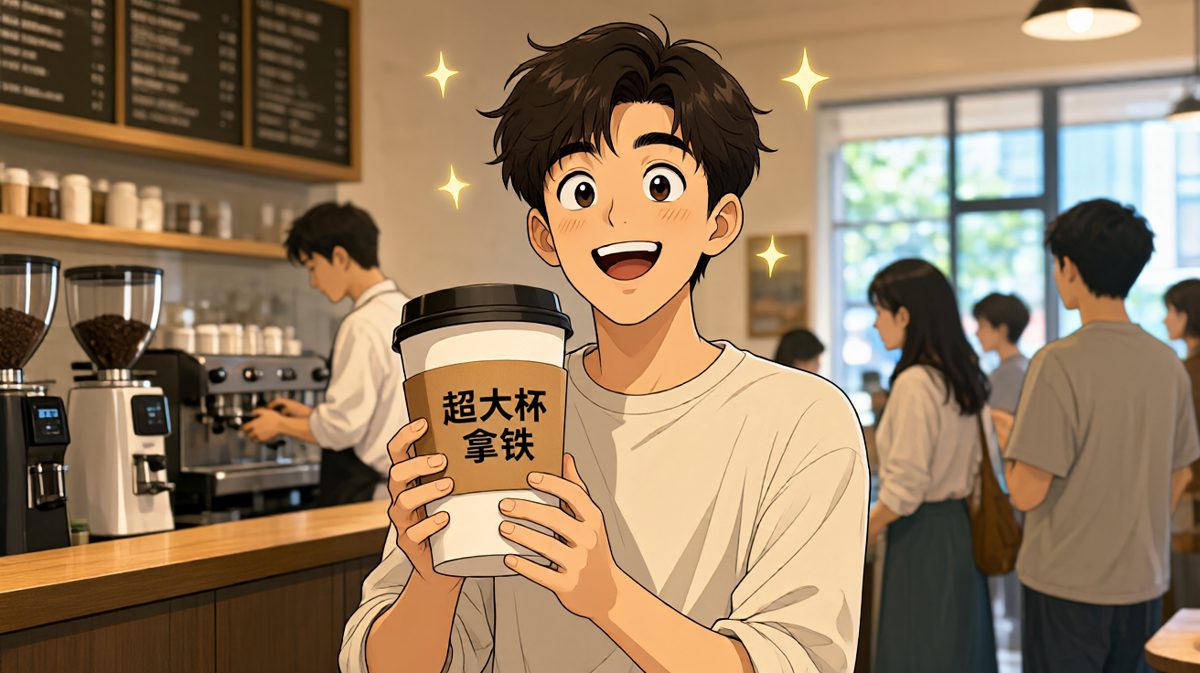 超大杯拿铁，满血复活！