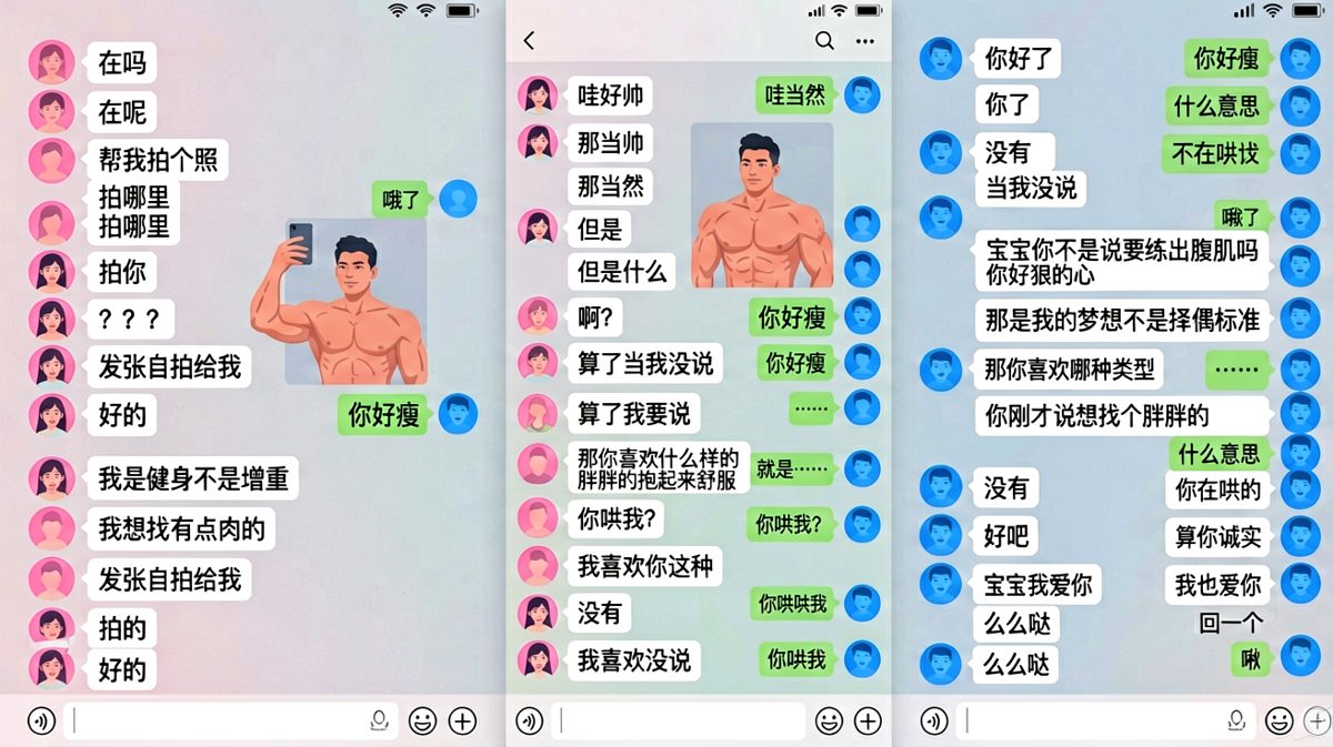 秀肌肉反被嫌瘦，直男的求生欲最后全靠一张嘴