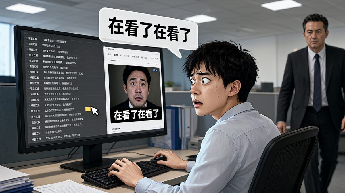 只要我切屏够快，老板就抓不到我