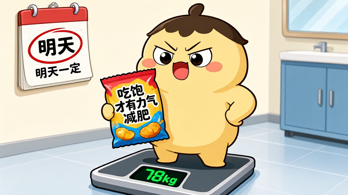 减肥计划：明天开始，明天永远在路上