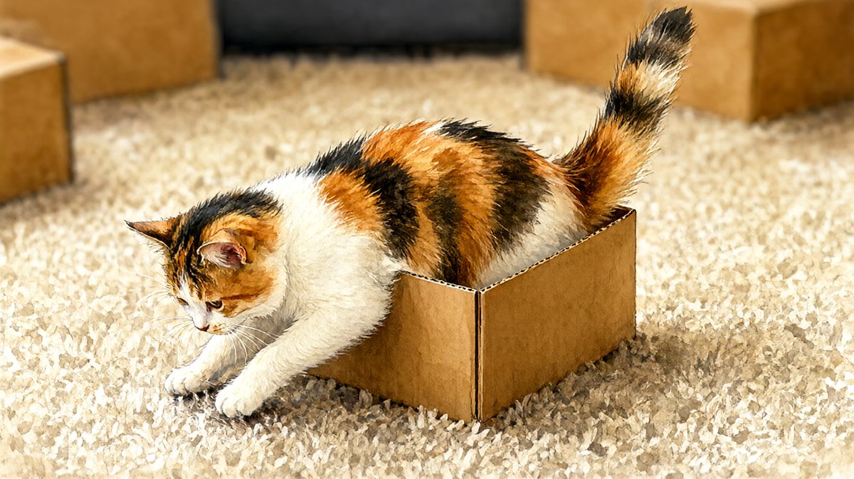 买一送一的猫窝已到货。